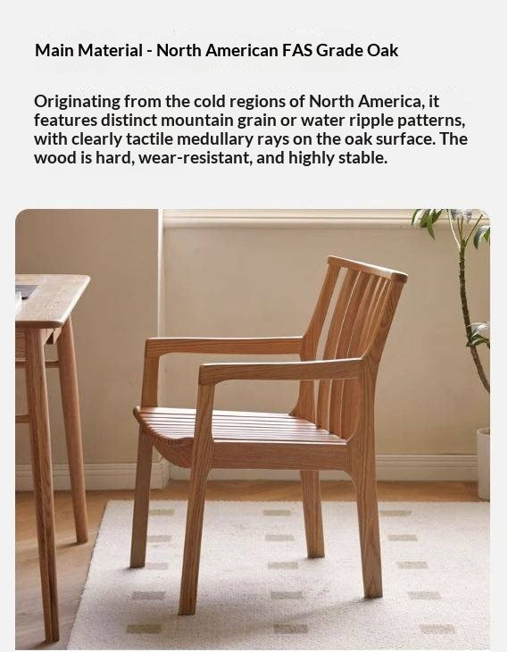 Cherry, Ash, Oak, Beech Solid Wood Book Chair Comfortable Soft Back Chair