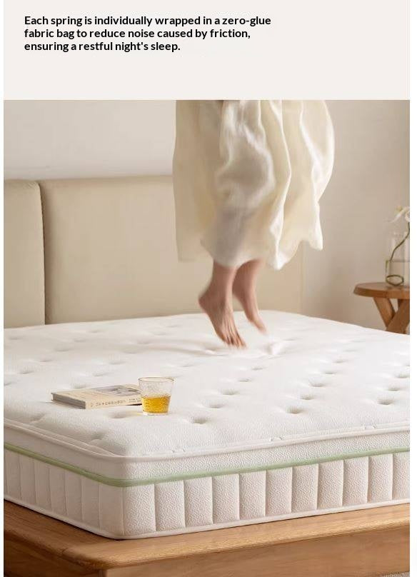 Zero-Glue Lily of the Valley Independent Spring Thick Mattress — Memory Foam, Anti-Mite Latex Support