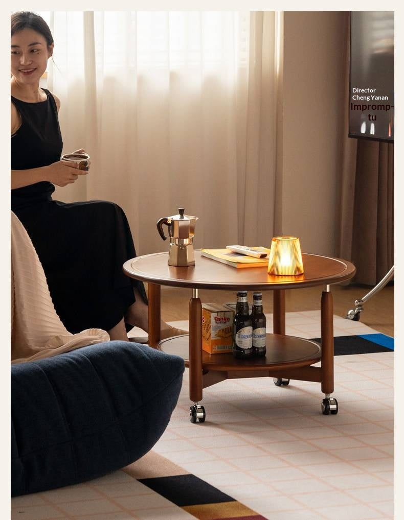 Poplar Solid Wood Antique Style Coffee Table