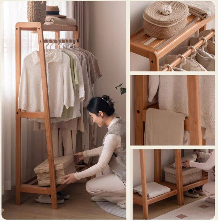 Cherry Solid Wood Retro Medieval Style Hanger