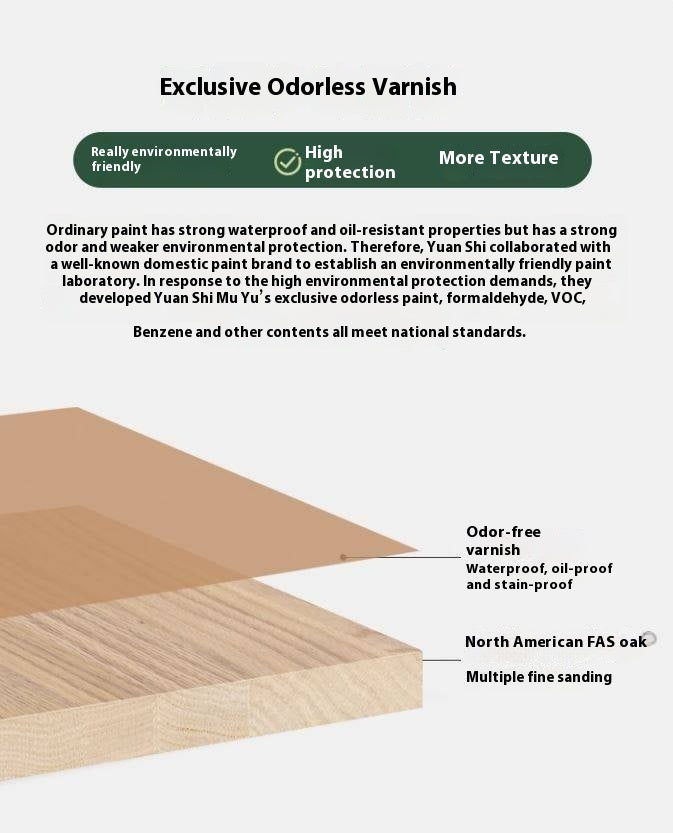 Solid Rubberwood, Oak Solid Wood Square Dining Table