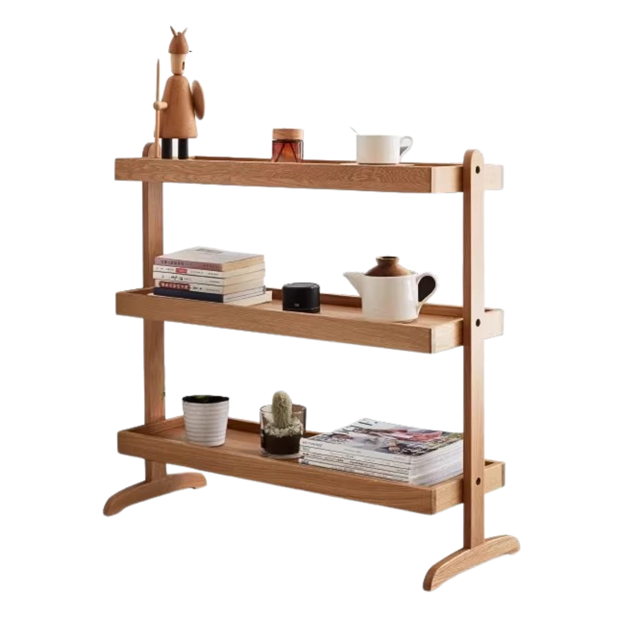 Oak Solid Wood Flower Rack