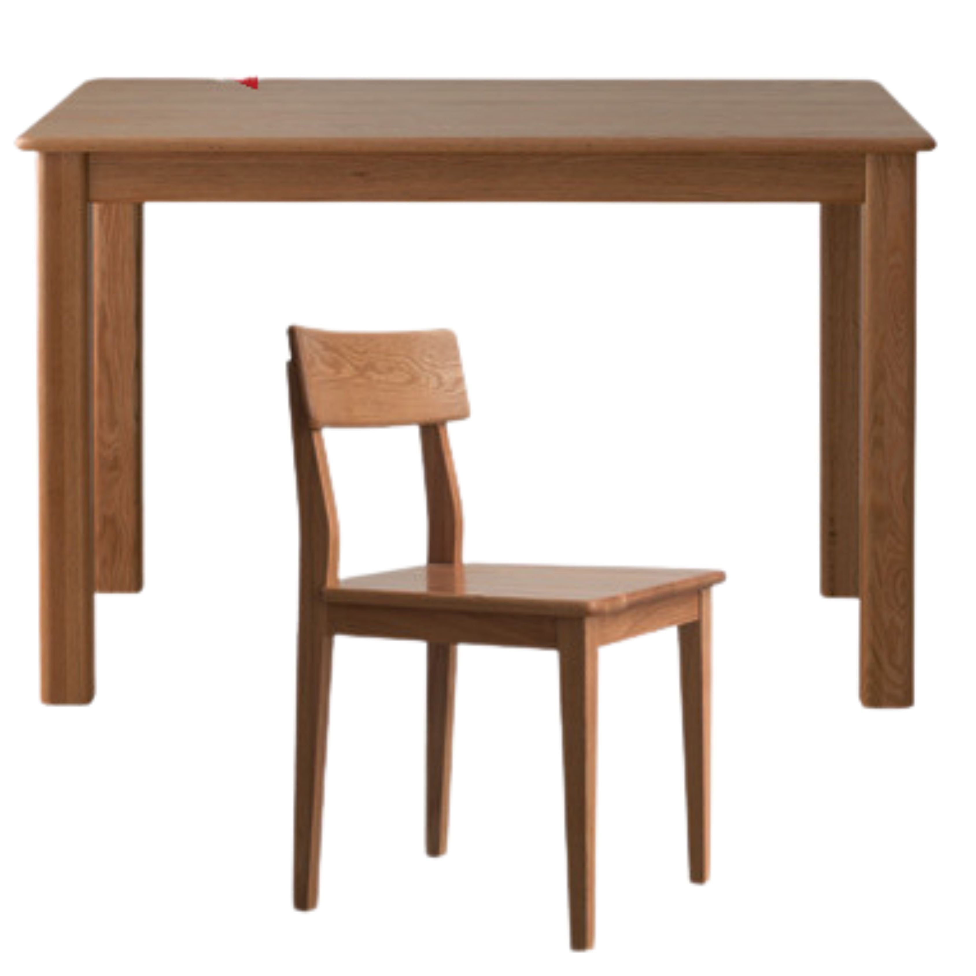 Oak, Ash Solid Wood Modern Dining Table