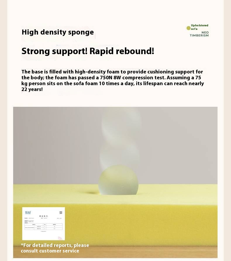 Beech Solid Wood cat scratching cloth sofa