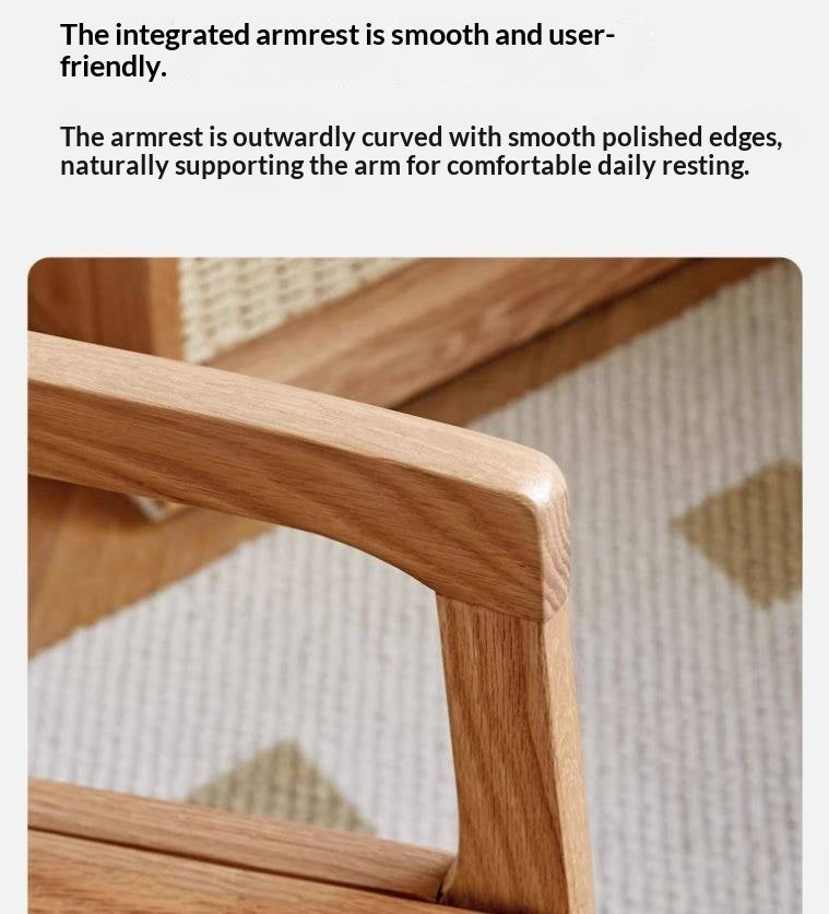 Cherry, Ash, Oak, Beech Solid Wood Book Chair Comfortable Soft Back Chair