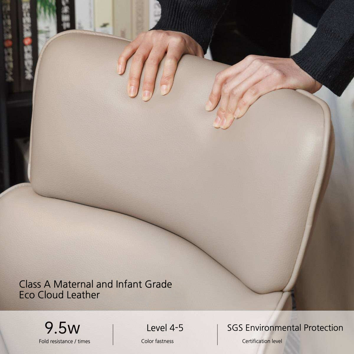 Organic Leather Lift Office Chair