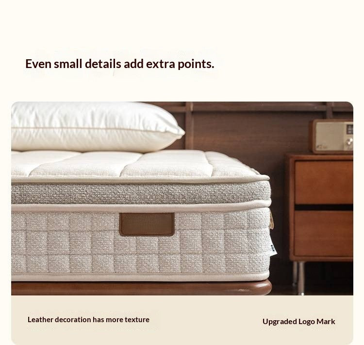 Zero-Glue Soy Fiber Mattress — Independent Spring Model, Thick Latex Support Mattress