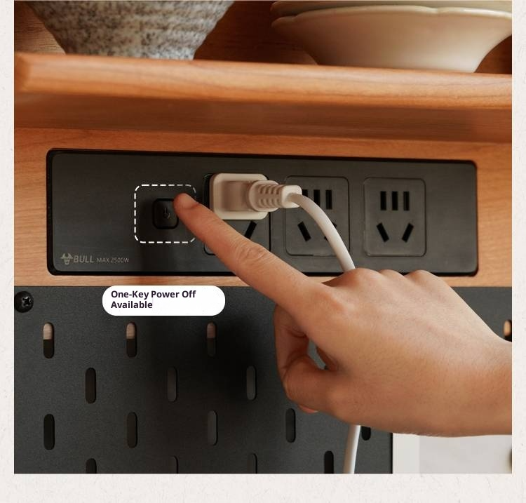 Cherry Solid Wood Ultra-thin Sideboard