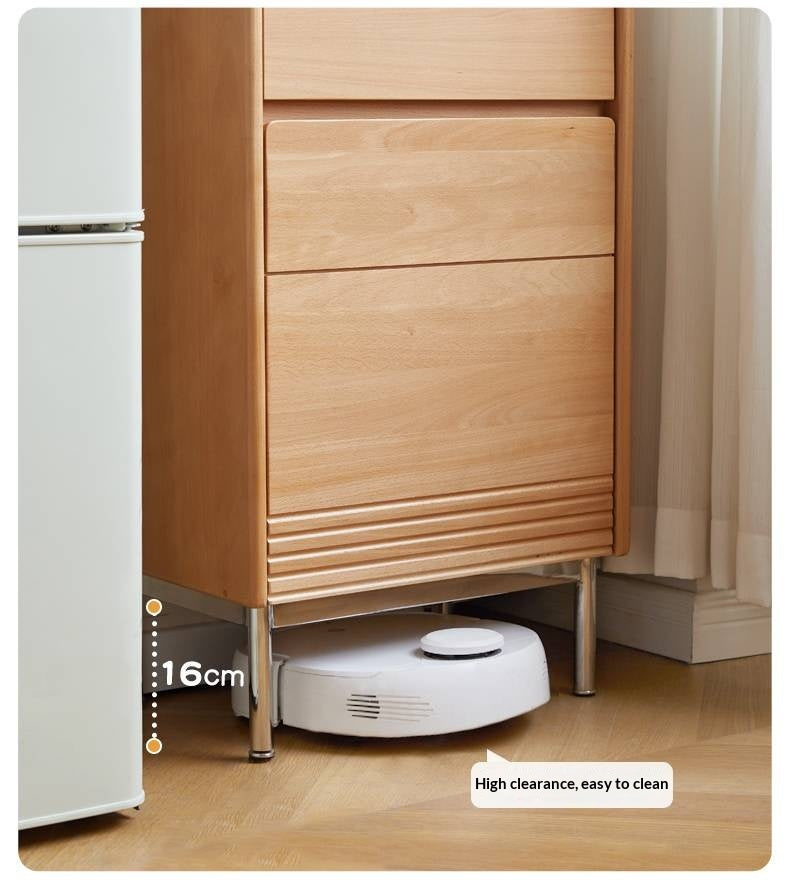 Beech Solid Wood Rock Board Dining Sideboard