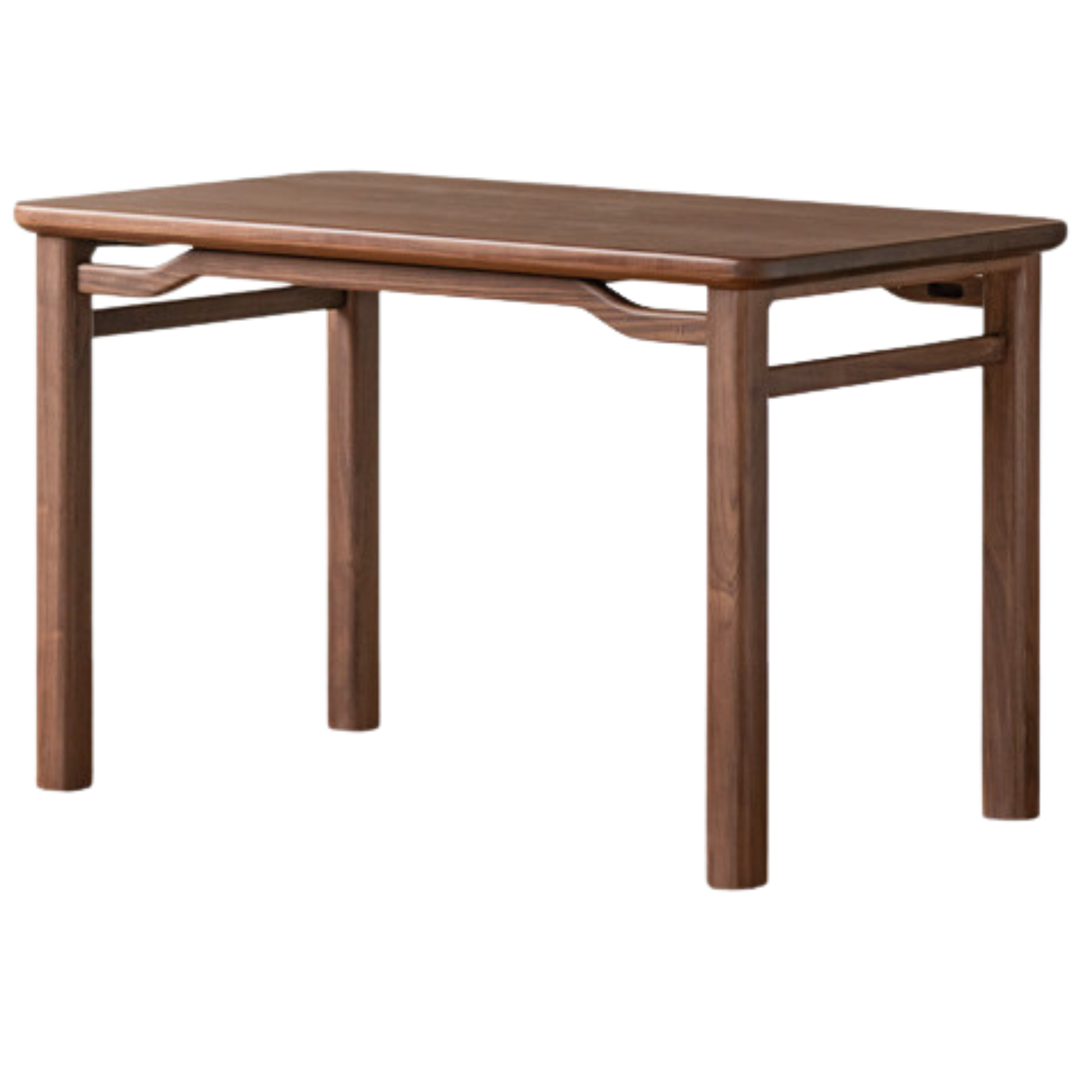 Black Walnut, Ash Solid Wood Style Tea Table.