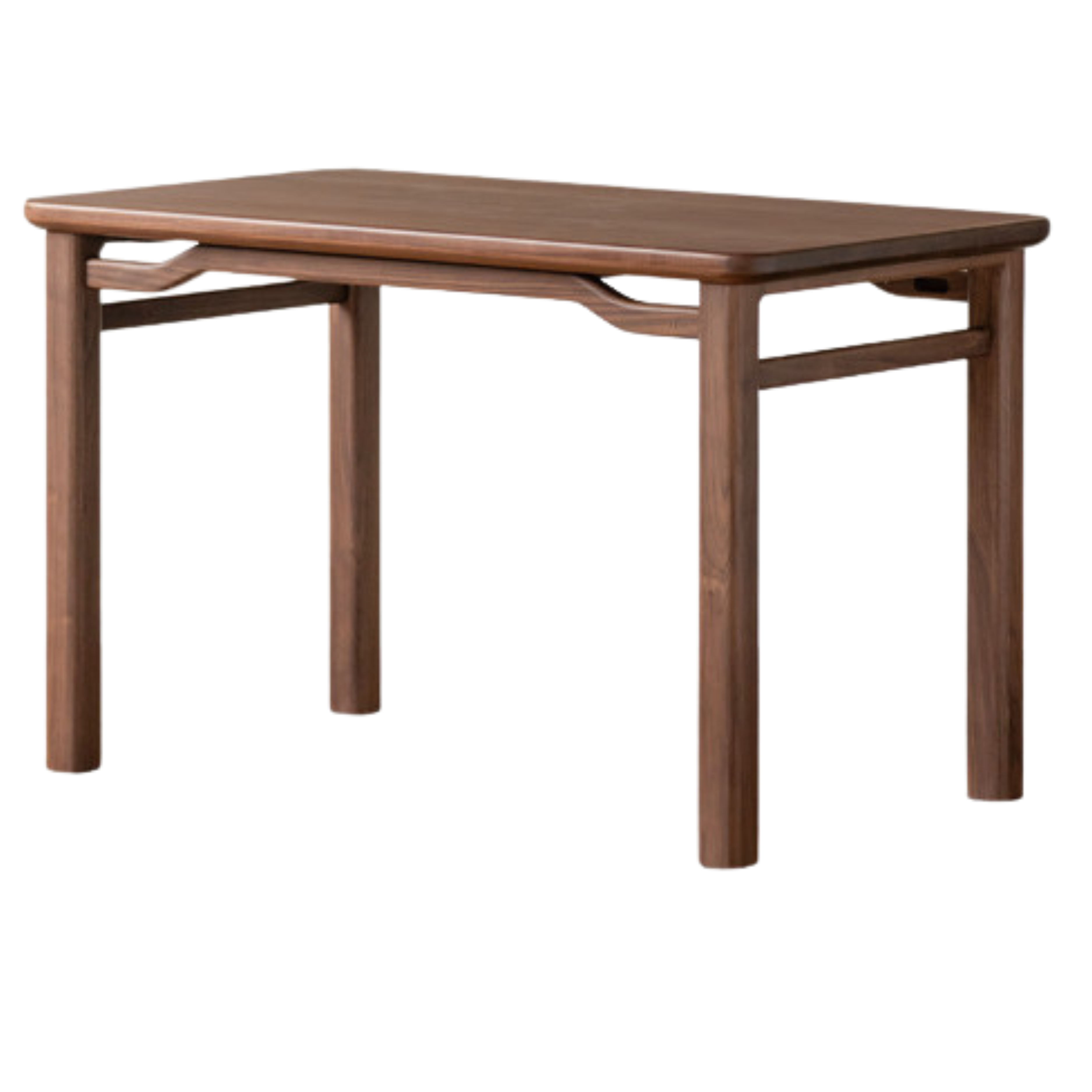 Black Walnut, Ash Solid Wood Style Tea Table.