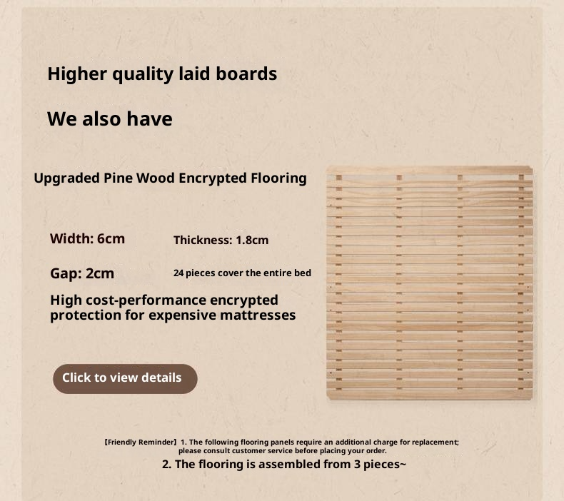 Poplar Solid Wood Box Bed, French Retro Style