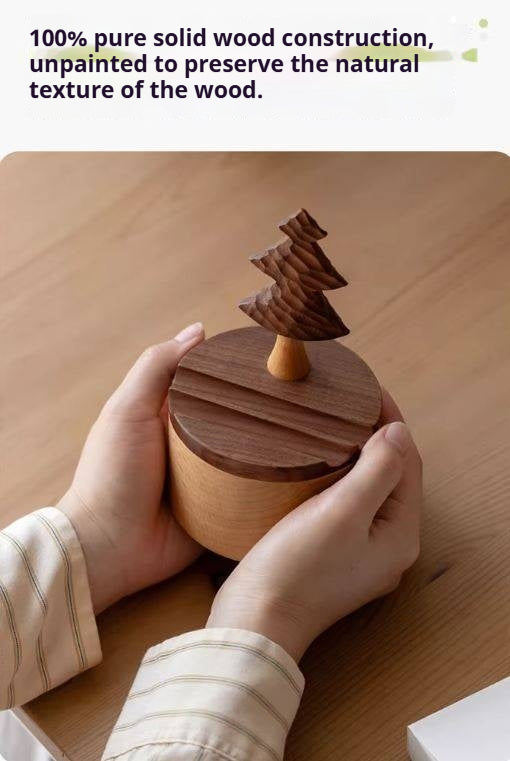 Black Walnut, Beech Solid Wood Phone Stand