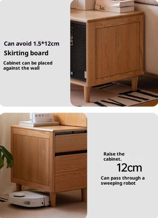 Oak Solid Wood Modern Office Desk