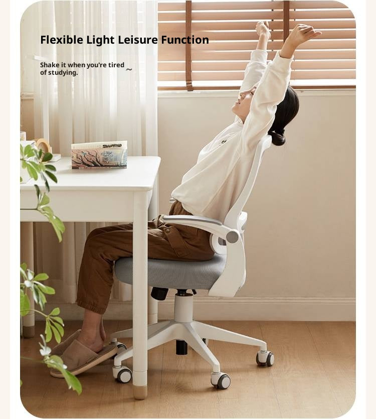 Children's Study Chair With Adjustable Backrest And Lifting Mechanism