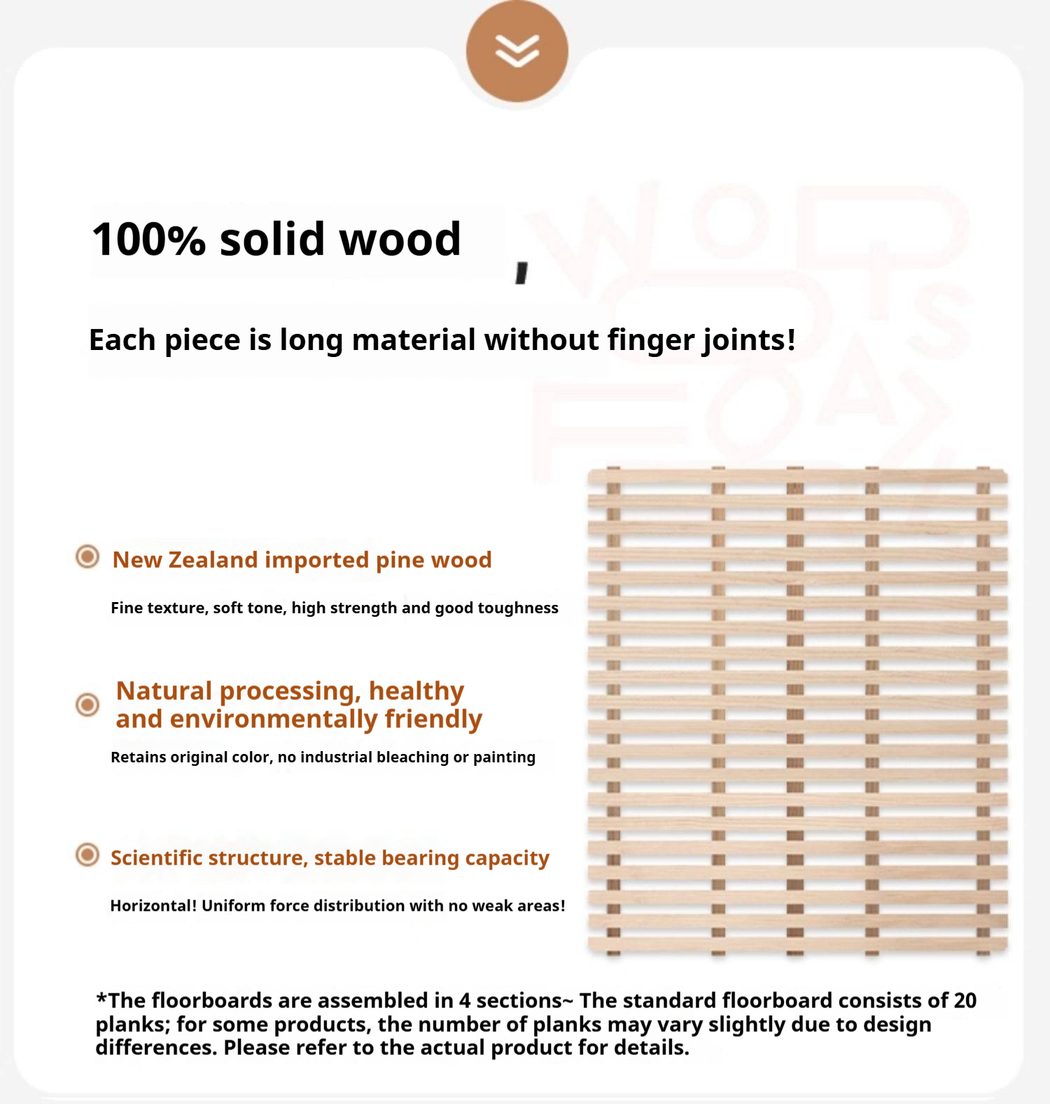 Oak Solid Wood Genuine Leather Upholstered Box Bed Retro Black Floating Bed