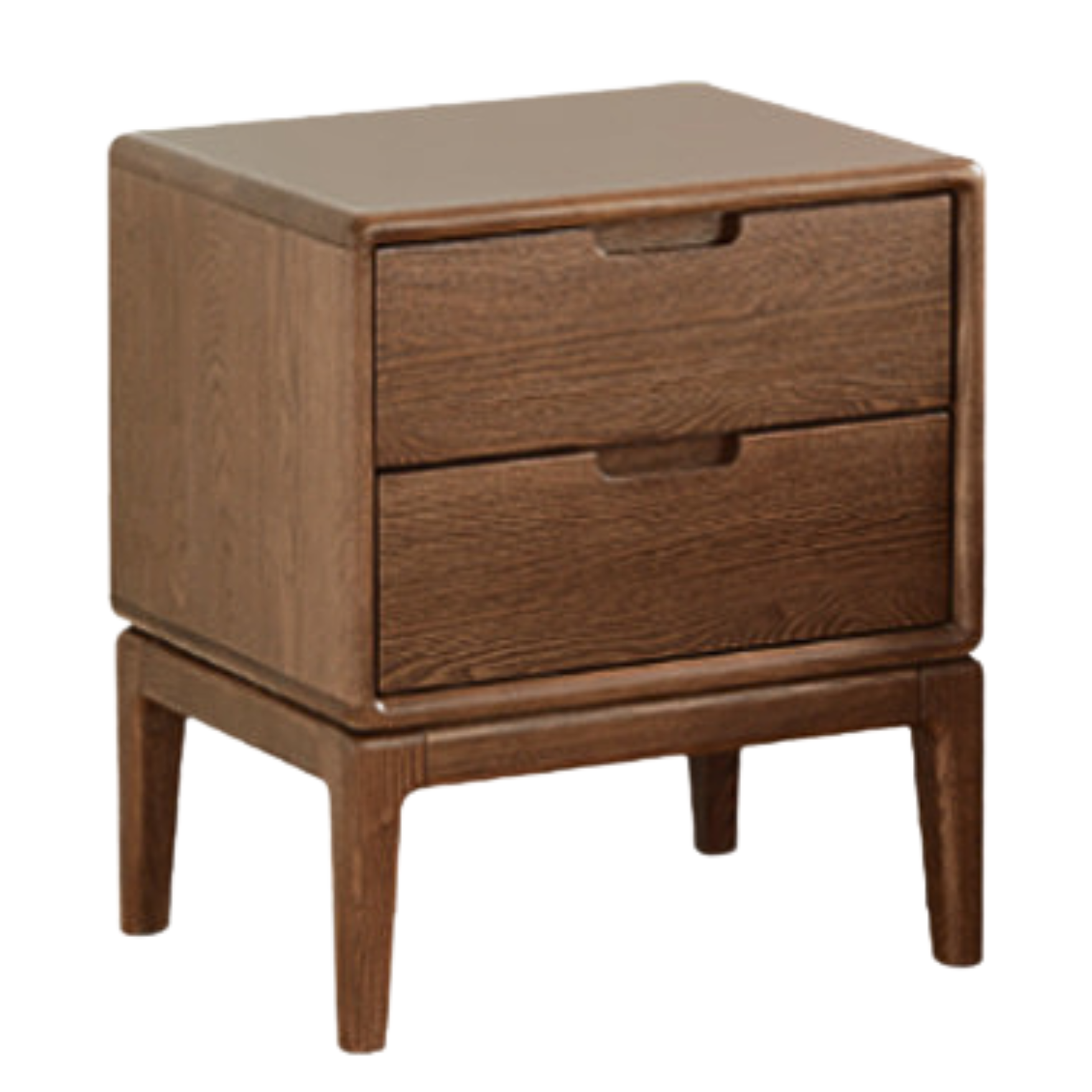 Black Walnut, Ash Solid Wood Nordic Modern Nightstand