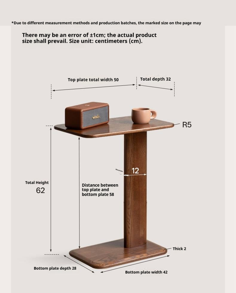 Oak Solid Wood Modern Minimalist Style Side Table