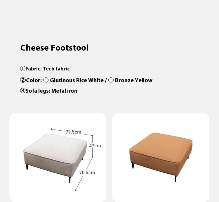 Fabric Soft Footstool Modern And Simple Footrest-