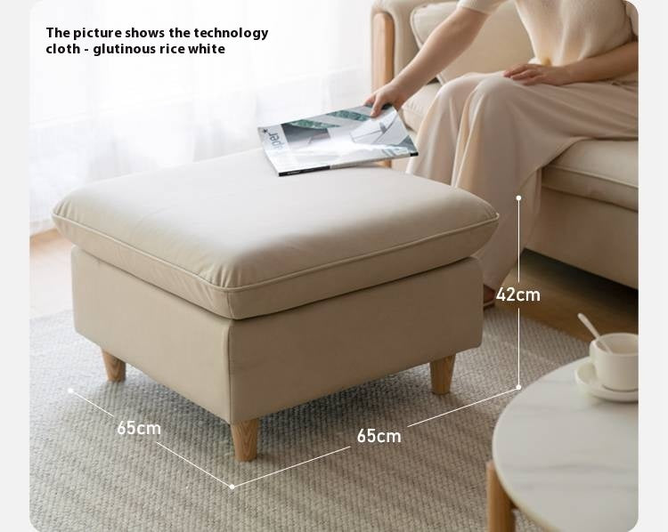 Fabric Soft Footstool Modern And Simple Footrest