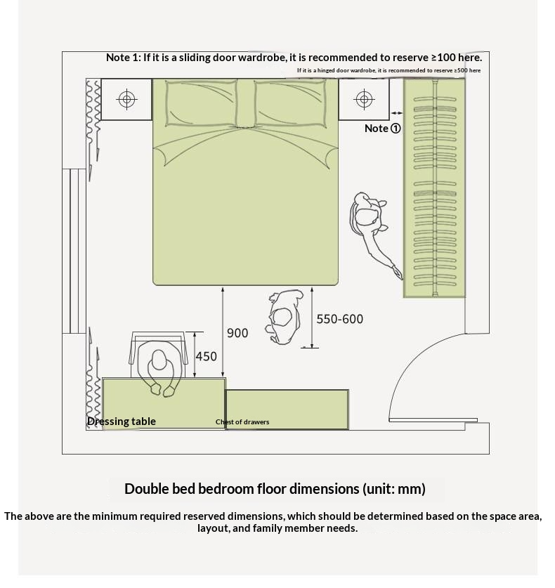 Oak Solid Wood Platform Bed, Headboard-Free Bed