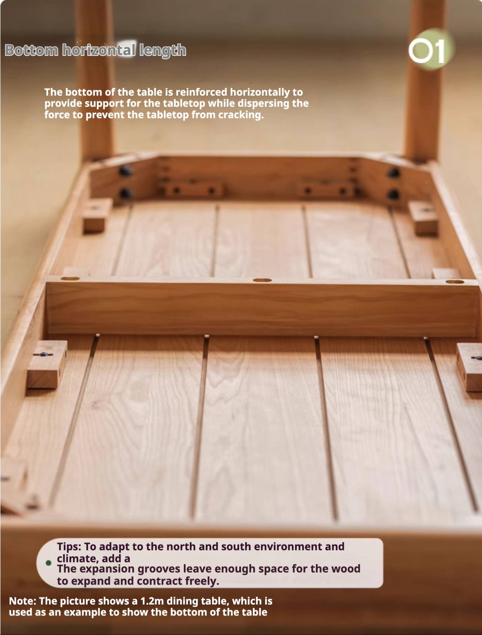 Cherry Solid Wood Desk Medieval Study Computer Desk