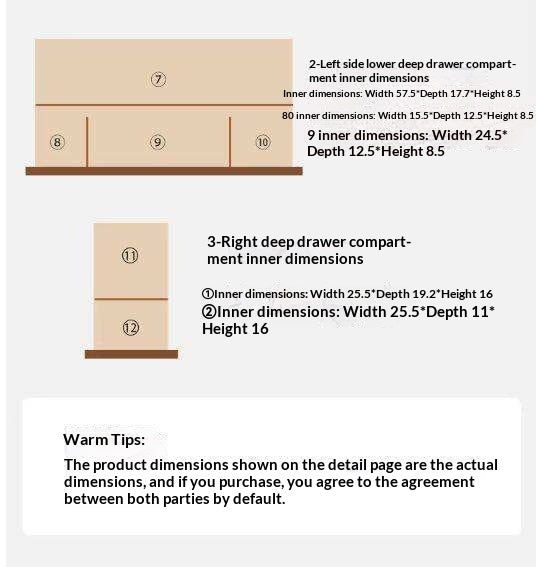 Beech Solid Wood Nordic Style Vanity Table.