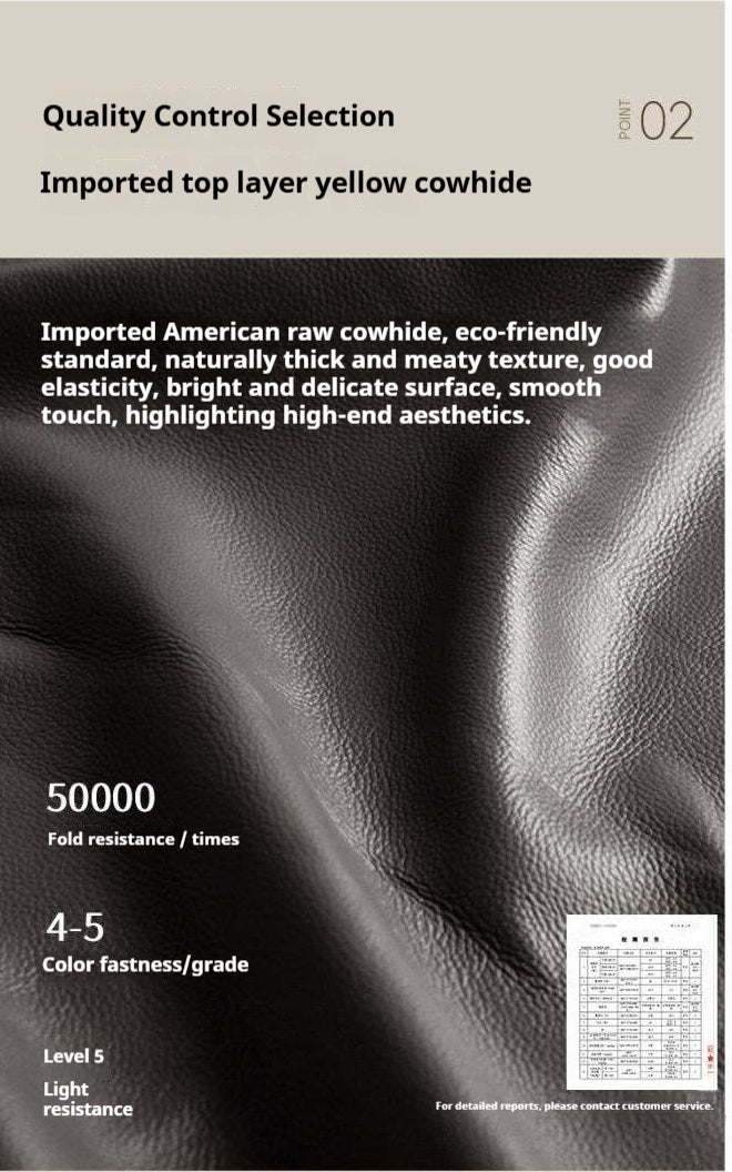 Black Walnut Solid Wood Luxury Leather with Light Bed