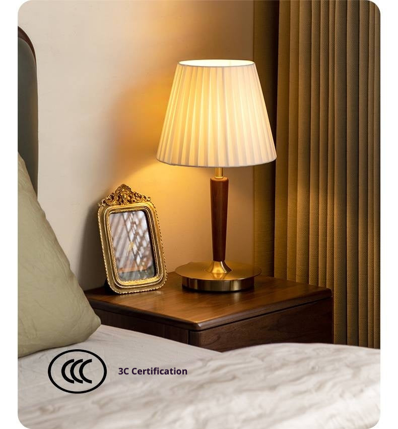 Ash Solid Wood Japanese Style Luxury Lamp