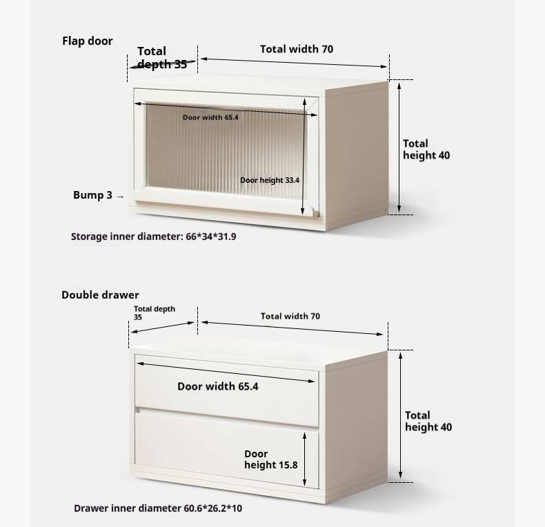 Tulip Tree Solid Wood Combination TV Cabinet