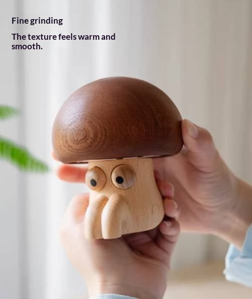 Ebony Wood, Beech Solid Wood Magic Mushroom Music Box