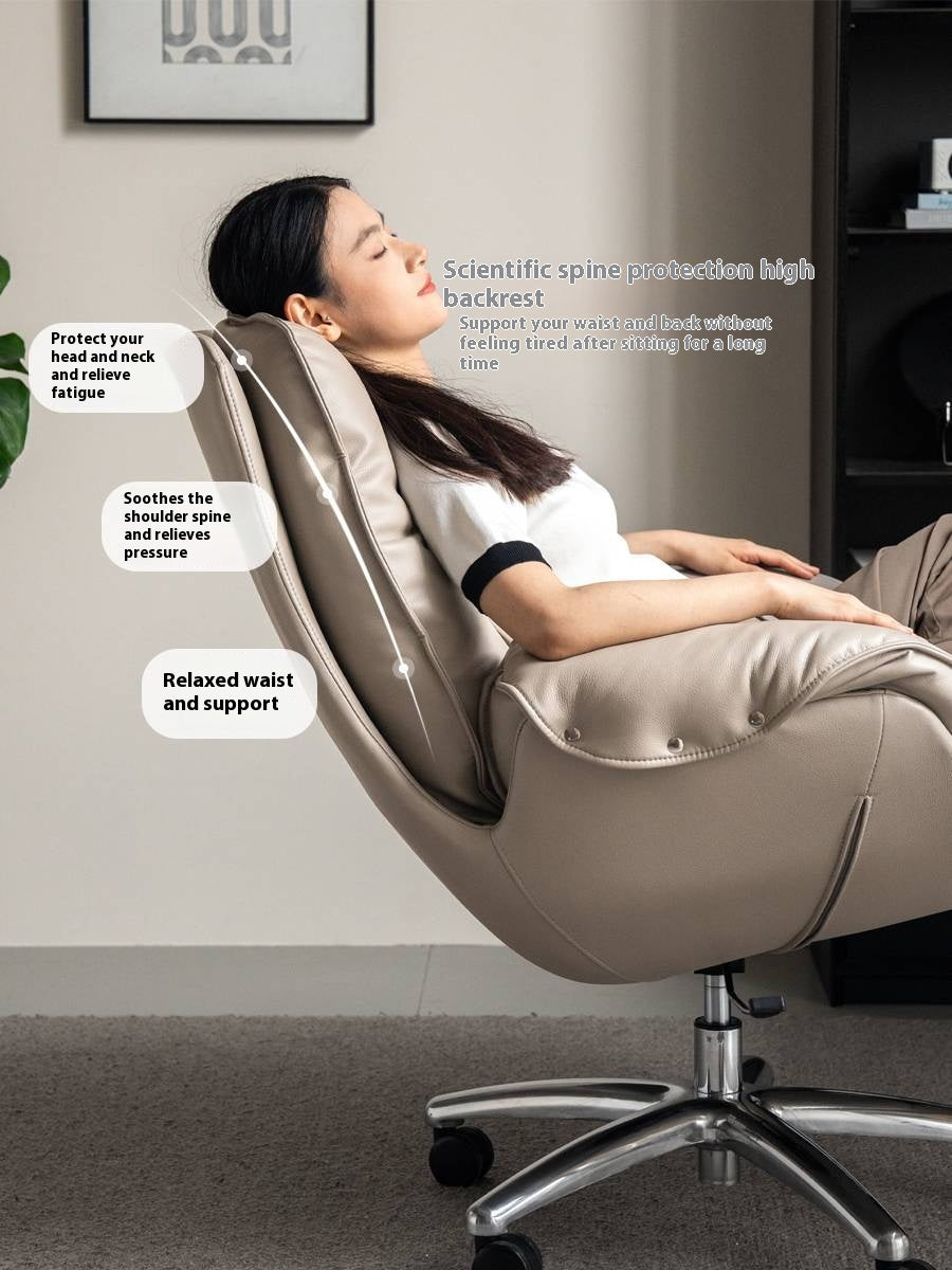 Leather Computer Soft Backrest Office Chair