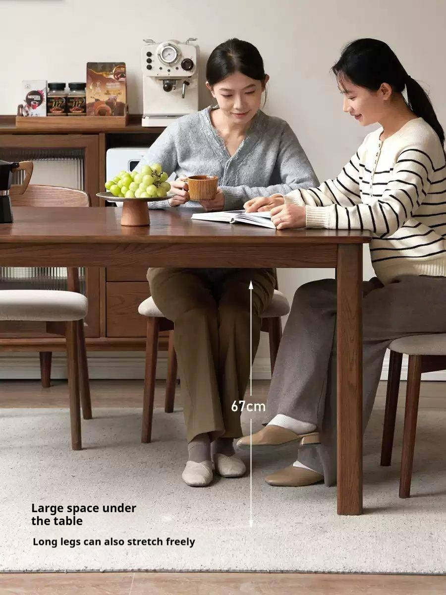 Oak Solid Wood Modern Dining Table