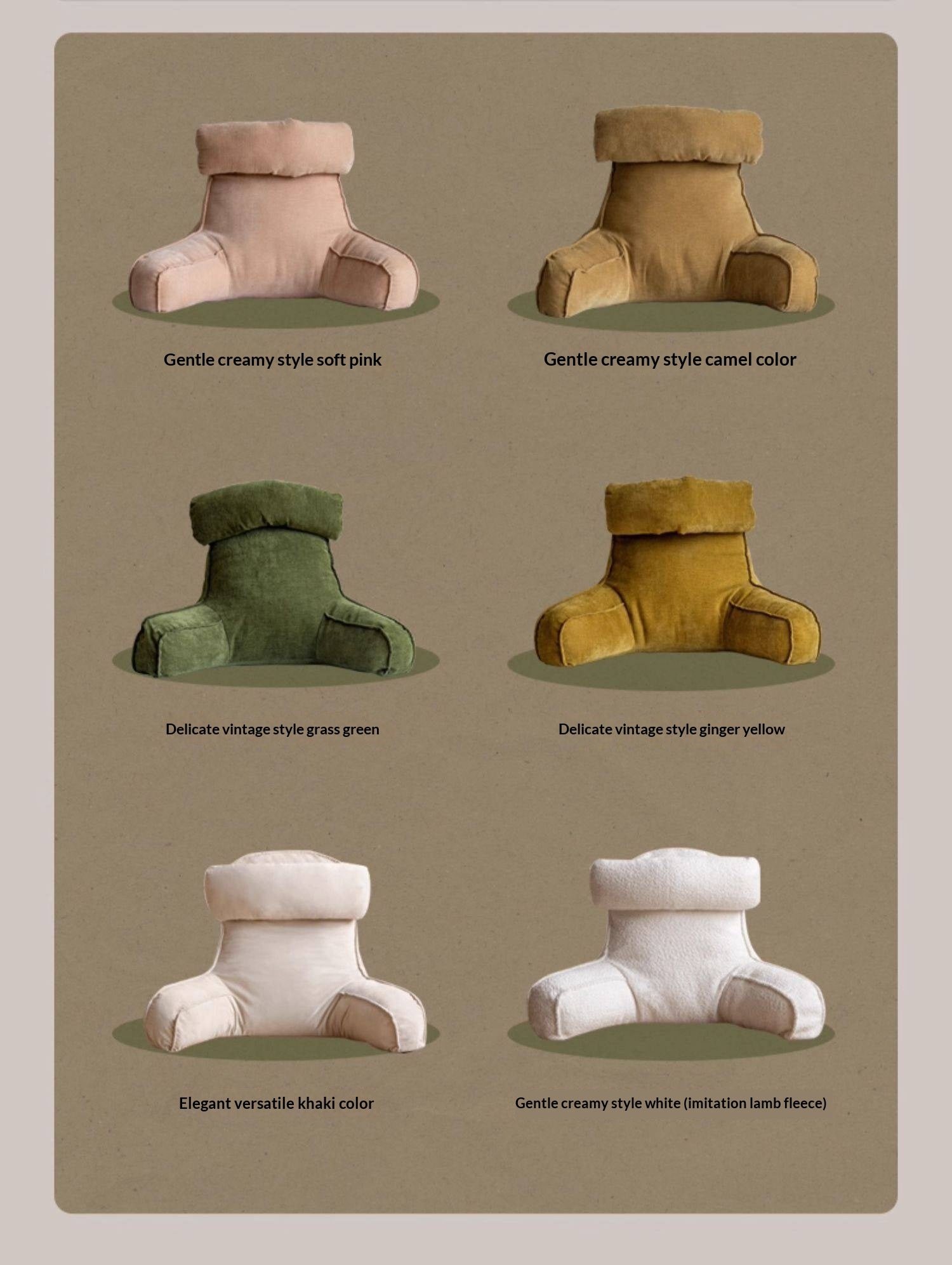 Headboard with Large Upholstered Reading Backrest