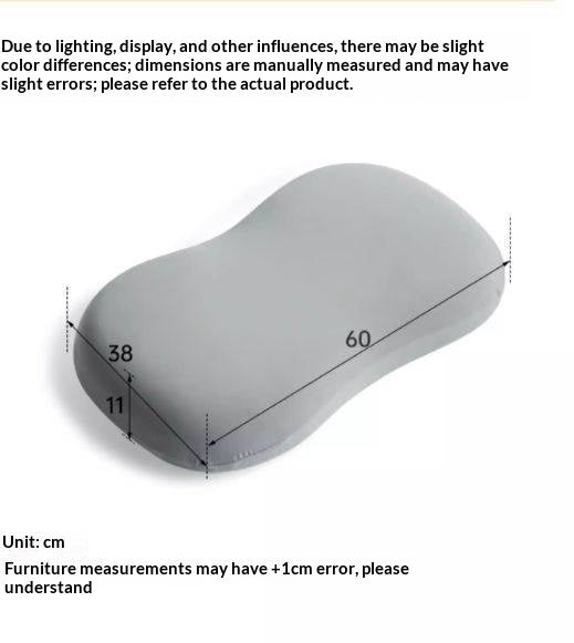 Thai Natural Latex Pillow with Neck Support and Breathable Comfort