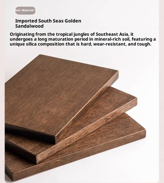 Set 4 pcs Black Walnut, Oak, Beech, Sandalwood Solid Wood Retro Rattan Chair