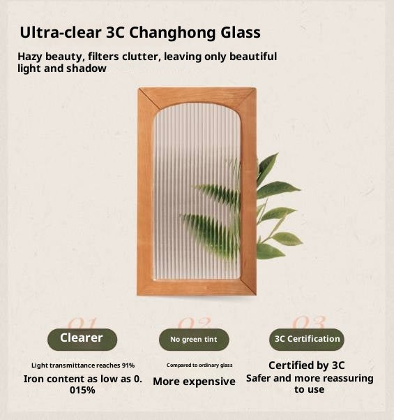 Cherry Solid Wood Vintage Style Side Cabinet