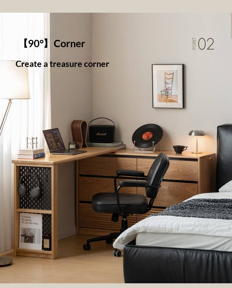 Ash Solid Wood Modern Minimalist Vanity Table