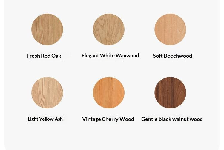 4 pcs set - Black Walnut, White Ash, Ach, Oak, Cherry, Solid RubberWood Dining Chair