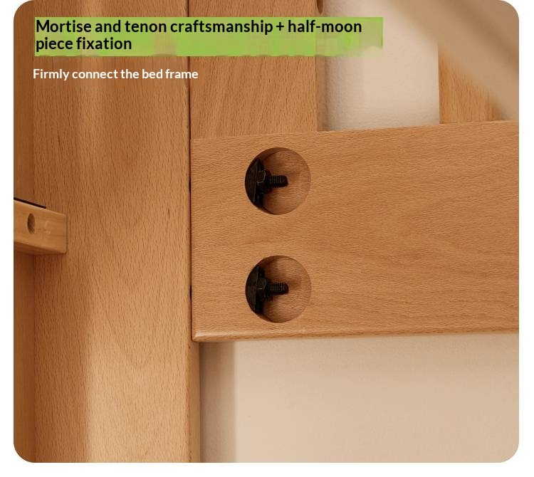 Beech Solid Wood Children's Loft Bed