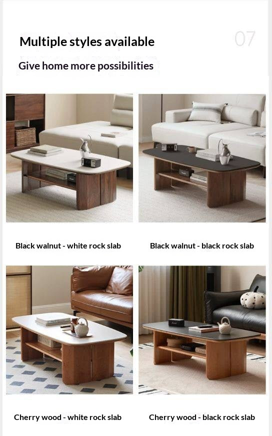 Black Walnut, Cherry Solid Wood Coffee Table