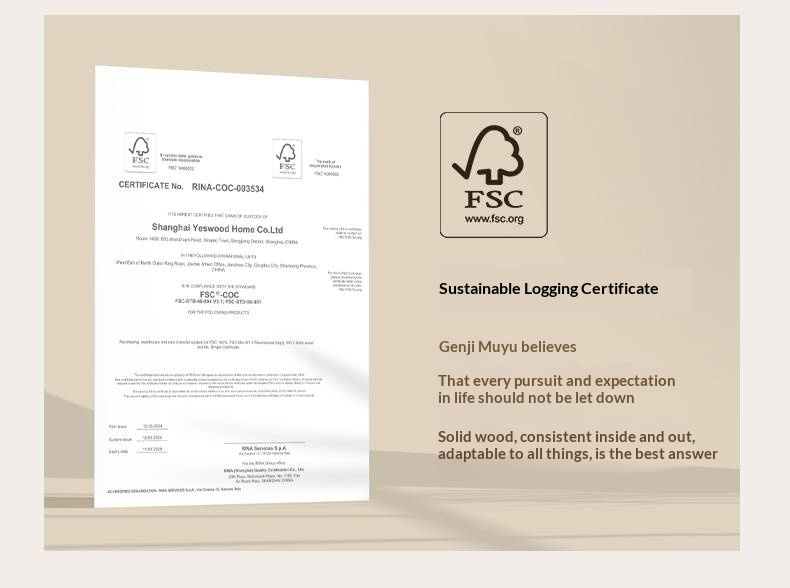 Ash Solid Wood High Backrest Large Bed