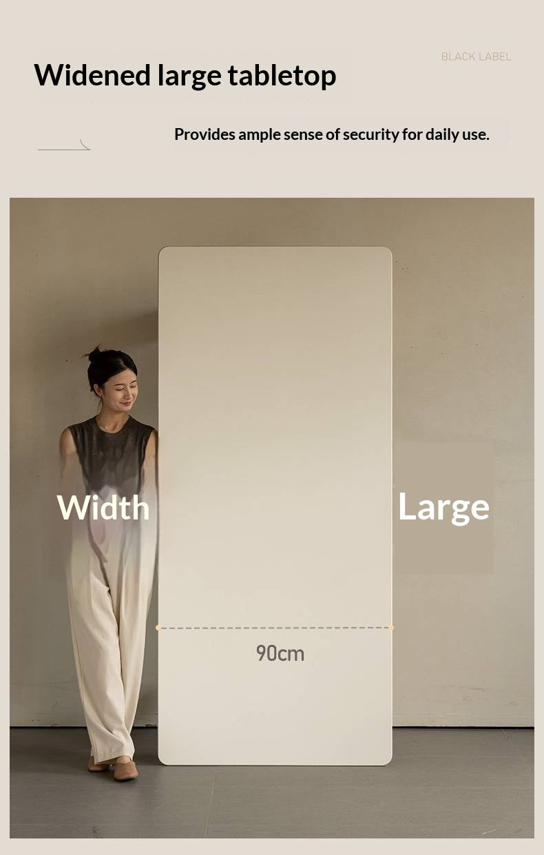 White Ash Solid Wood Restaurant Slab Dining Table