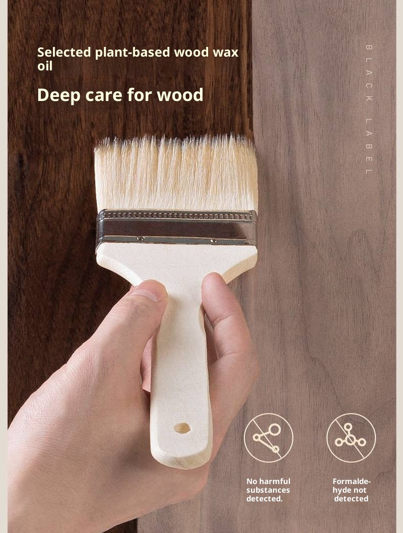 Black Walnut Solid Wood Italian Light Luxury Genuine Leather Soft Bed