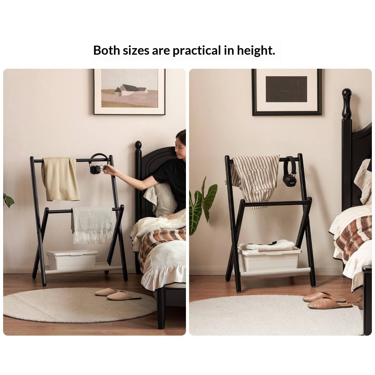 Solid Rubberwood Clothes Hanger