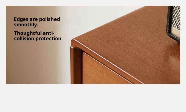 Poplar Solid Wood Vintage Style Side Cabinet.