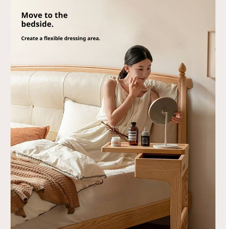 Oak Solid Wood Original Wood Style Side Table