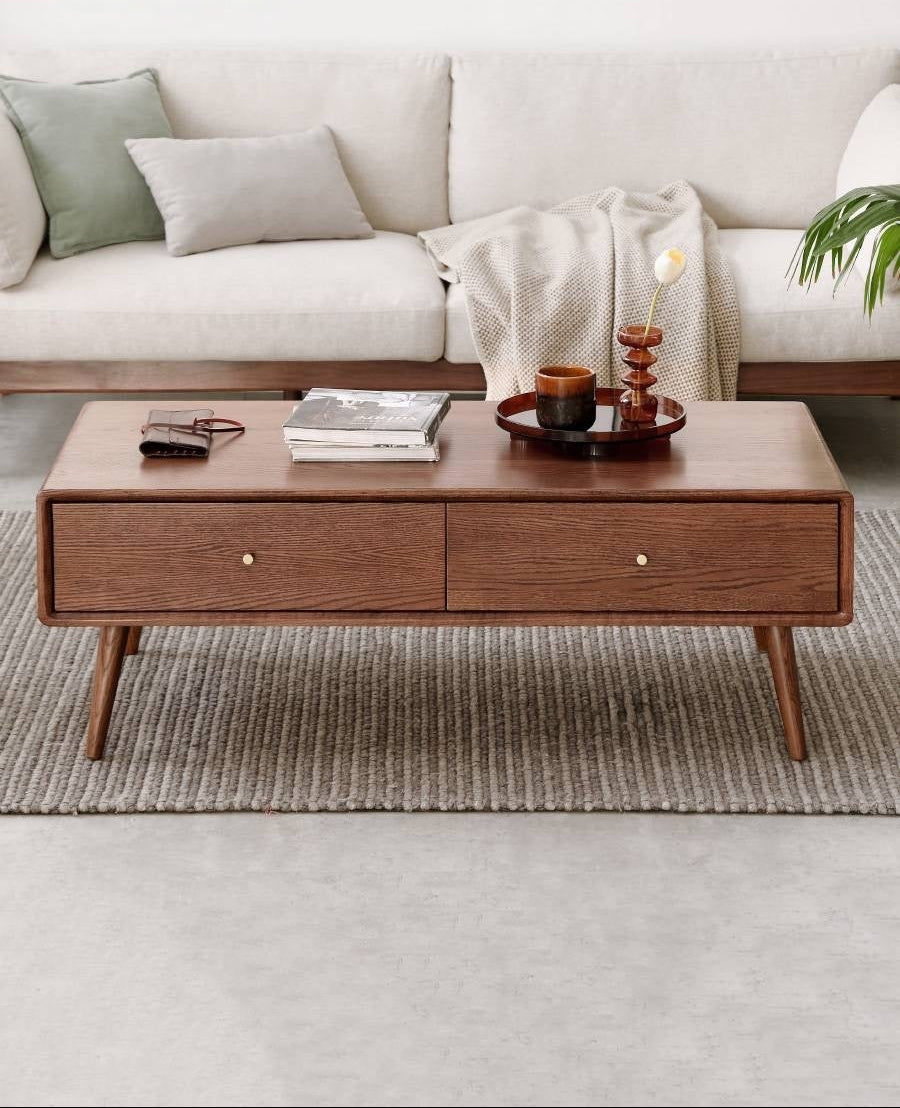 Oak Solid Wood Nordic Modern Style Coffee Table