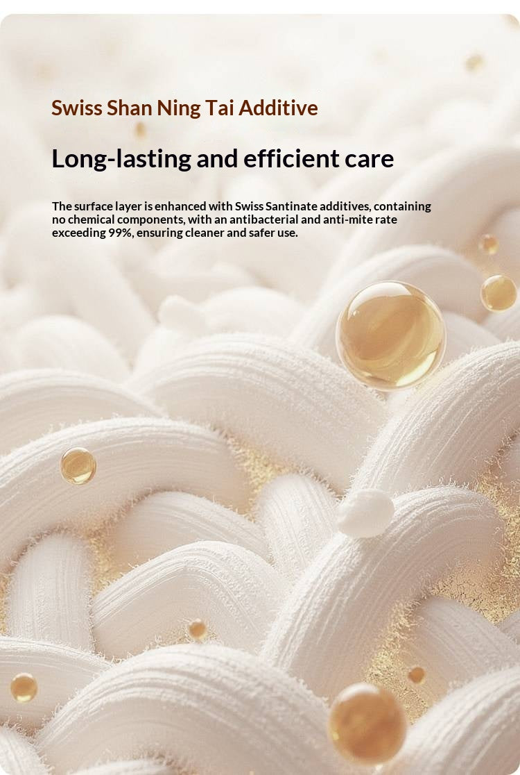 Zero-Glue Mattress 3D Breathable Thick Mattress Double Layer Independent Pocket Spring Back Support Mattress Cloud Cube Anti-mite Mattress 25 cm