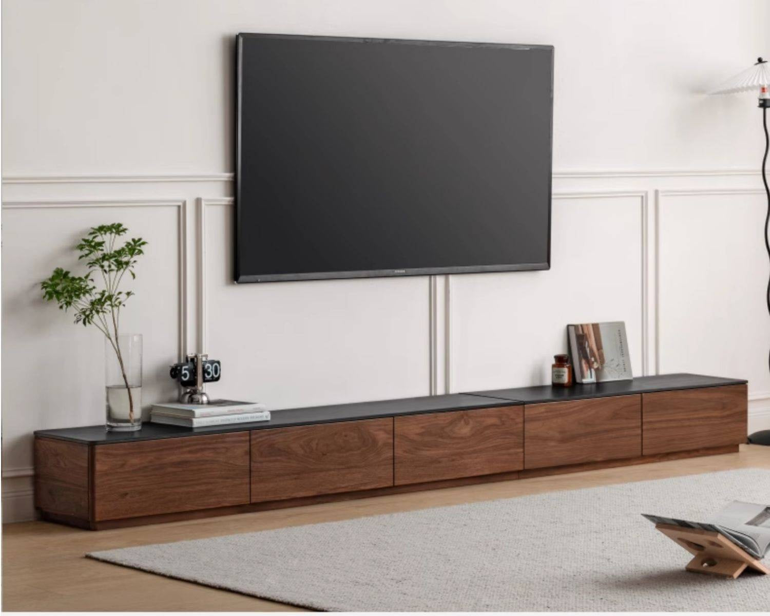 Oak, Tulip Tree, Poplar, Black Walnut Solid Wood TV Stand